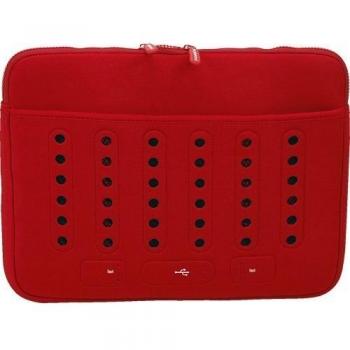 Mooster PCS71107MB54R - Funda para ordenador portátil de hasta 15.6, color rojo