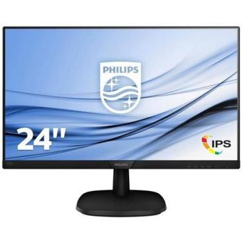 Monitor Philips 24243v7qdsb/00 Full HD 1920x1080 VGA DVI-D HDMI 5ms GTG 60Hz Inclinable VESA 100x100mm