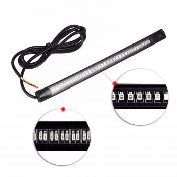 48 LED TIRA DE LUZ DE FRENO PARA MOTOCICLETA. UNIVERSAL TIRA FLEXIBLE E IMPERMEABLE