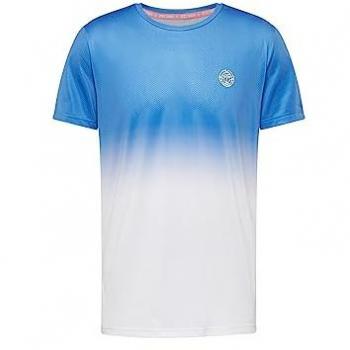 Bidi Badu Crew Gradiant Camiseta De Manga Corta Hombres Azul Blanco S