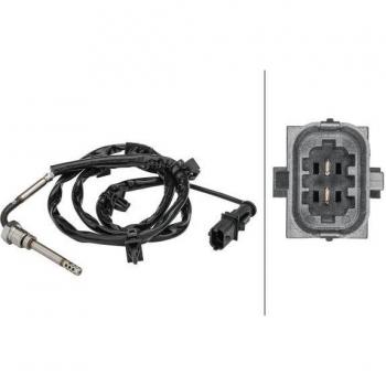 Sensor de temperatura de gases de escape HELLA 6PT 358 181-401