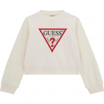 Guess Kids Triangle Logo Print Sweatshirt