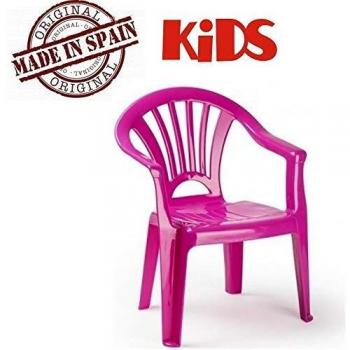 Plastiforte Silla de Plástico Color Rosa para Niños Plasticforte