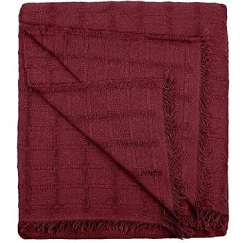 HOME MERCURY - Colcha Multiusos Sofa, Cubrecama, Jarapas, Manta Foulard, Plaid para Cama, Cubresofa, Cómoda Practica y Suave. Poliéster Algodón.