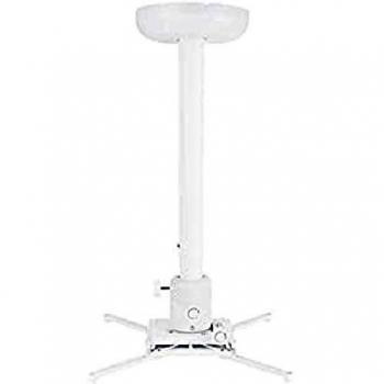 Soporte Telescópico para Proyector de Techo 60/100 cm Blanco