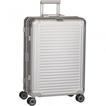 Travelite Next 2.0 Silver Medium Trolley Bag with 4 Wheels