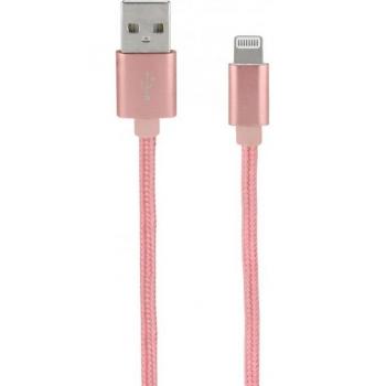 Mooov Cable Lightning / USB-A Naylon 1m Rosado