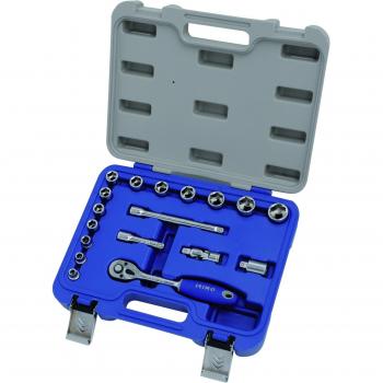 SOCKET SET 3/8 18 PCS 7-22MM