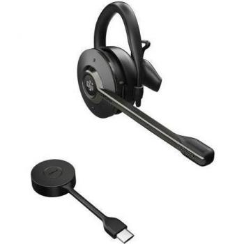 Jabra Engage 55 Wireless Convertible Headset USB-C DECT MS Certified for Office Use Black