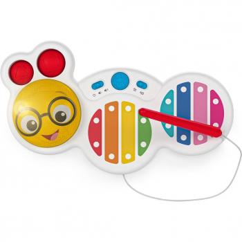 Xilófono de juguete Cal's Curious Keys de Baby Einstein - Juguete musical para bebés con teclas coloridas, diseño atractivo, promueve el desarrollo sensorial y la coordinación mano-ojo