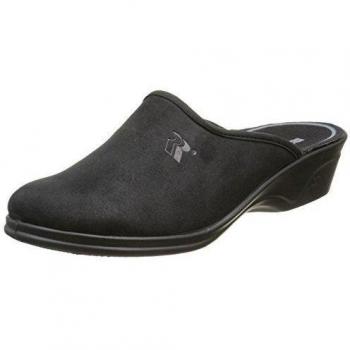 Romika by Daniela Katzenberger Remo 122 Fr - Zapatillas de estar por casa de Piel y Sintético para mujer Negro Noir