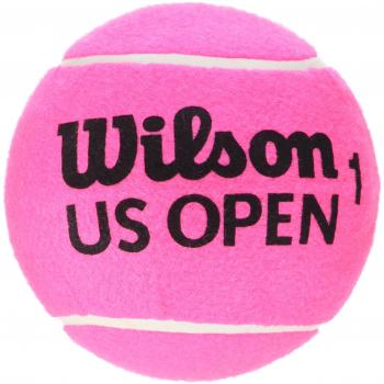 Wilson Open 5 Mini Jumbo, Pelota De Tenis 12 Cm Extragrande Óptimo Como Decoración O Para Autógrafos Unisex Adulto, Rosa