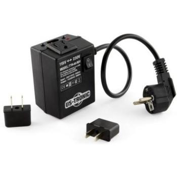 Transformador 110 220 voltios reversible - potencia : continua 45/pico 80 vatios