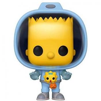 Funko- Pop Animation: Simpsons-Bart w/Chestburster Maggie Figura Coleccionable, Multicolor