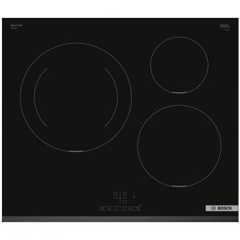 Bosch Serie 4 PIJ631BB5E Placa de Inducción Integrado 59.2 cm Negro con 3 Zona(s) Biselada 60cm PerfectFry DirectSelect 7400 W