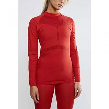 Craft Mujer Active Intensity CN LS W Baselayer, Rojo, M
