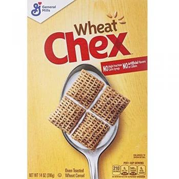 General Mills Cereal, Wheat Chex, 14 Oz
