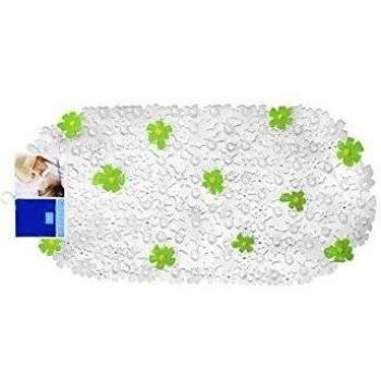 Â -Â Alfombrilla de Green FlowerÂ -Â Antideslizante Con ventosas de plÃ¡stico, 70Â x 36Â cm), transparente