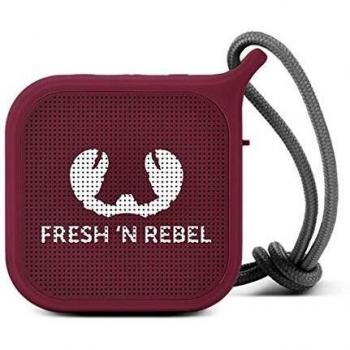 Fresh 'n Rebel ROCKBOX Pebble Ruby | Altavoz Bluetooth Inalámbrico Portátil