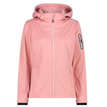 CMP Women's Softshell Jacket with Zip Hood in Orchid Pink (Size 46)