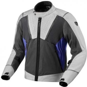 Chaqueta textil de moto REV'IT! Airwave 4 Gris Claro-Azul