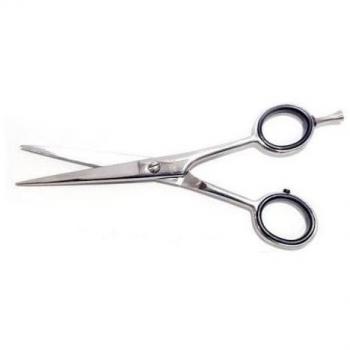 Tijera de peluquero profesional Disprof Basic 5.5 pulgadas, acero inoxidable, diseño ergonómico, hoja afilada para cortes precisos, tamaño de 5.5, ideal para uso en salones y estilistas