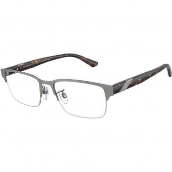 Armazones para Hombre Emporio Armani EA1129 3047 Gunmetal con Lentes Recetadas 55