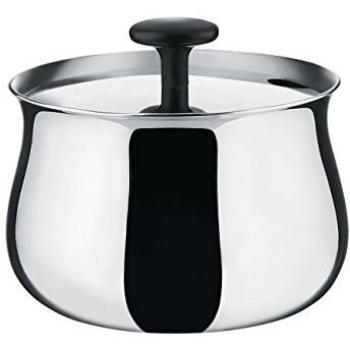Alessi 18/10 Acero Inoxidable Pulido Cha Azucarero, Color Plateado