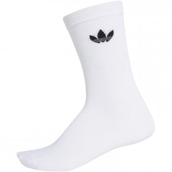 adidas Thin Tref Crew Calcetines, Unisex niños, Blanco/Negro, 35/38