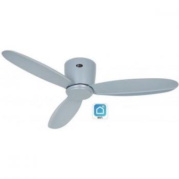 Ventilador de Techo Inteligente CasaFan Eco Plano II 132 cm Gris Claro Wi-Fi