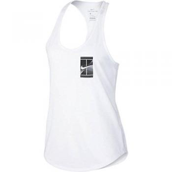 Nike COURT Dry Tirantes, mujer, Court Dry, White/Black/