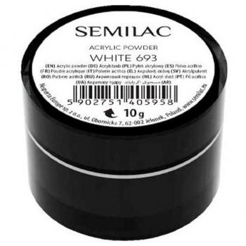 Polvo Acrílico Semilac - Blanco 693