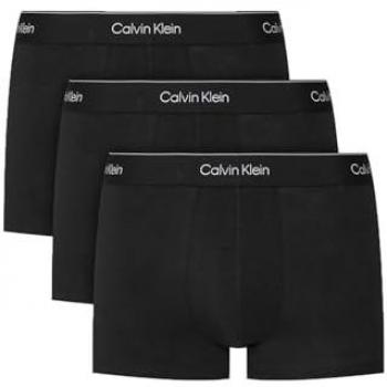 Calvin Klein Men's 3-Pack Modern Cotton Stretch Trunks - Black - Size: XXL