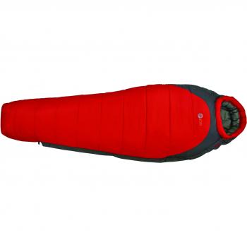 Highlander Echo 250 - Saco de dormir, color rojo y gris