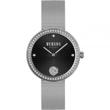 Versus Versace Elegant Mesh Band Ladies Watch, Gray, ONE SIZE