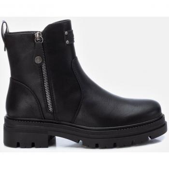 Botines Refresh 171002 para Mujer con Puntera Redonda, Cierre de Cremallera, Color Negro - Estilo Moderno
