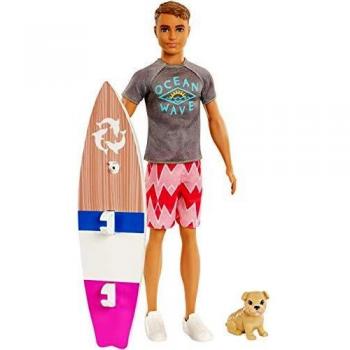 Barbie Aventura de los Delfines, muñeco ken surfero con accesorios