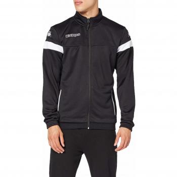 Kappa VACONE JKT Chaqueta, Hombre, Negro/Blanco, 2XL