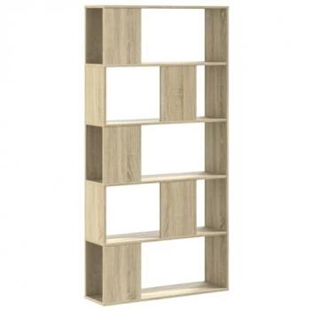 Librería 5 estantes Sonoma Oak 80,5x23,5x162,5 cm multicapa
