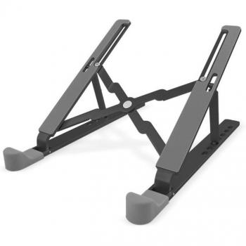 Soporte para ordenador portátil de Aluminio hasta 17.3 Negro