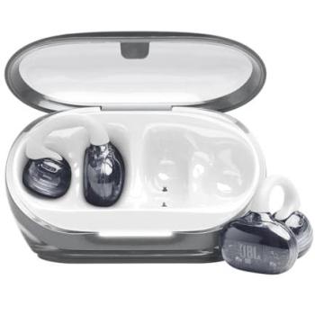 Auriculares True Wireless JBL Soundgear Clips, Conducción Abierta, Bluetooth, IP54, 32h de Autonomía, Carga Rápida, Blanco