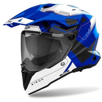 Casco Integral Airoh Commander 2 Reveal Azul Brillante (S)