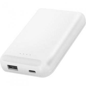Powerbank Inalámbrica MagSafe 5000mAh con Tecnología Qi y Puertos USB/USB-C Blanco