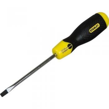 STANLEY 0-64-923 - Destornillador plano cushion grip electricista 2,5 x 75mm