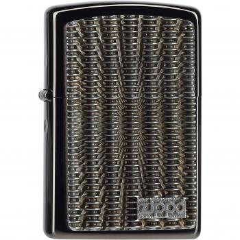 Zippo Braided Design Mechero, Metal, Ebony, 3.5x1x5.5 cm