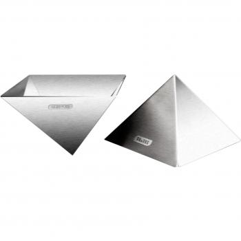 Ibili 725809 - Molde Pirámide Inox 9x9 cm