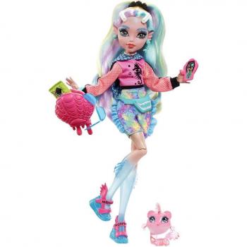 Monster High Lagoona Blue Muñeca con Accesorios y Mascota Neptuna, Articulada, para Niños a Partir de 6 Años (Mattel HHK55)