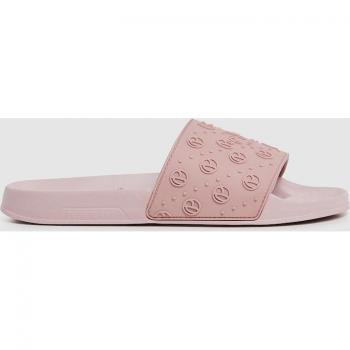 Chanclas Deportivas Rosa con Monograma Pepe Jeans