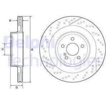 Disco de freno DELPHI BG9118C