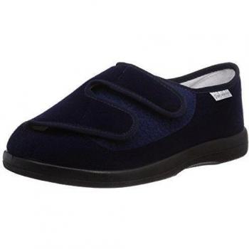 Florett Variocomfort - pantuflas con forro de material sintético Unisex adulto, color azul, talla 45